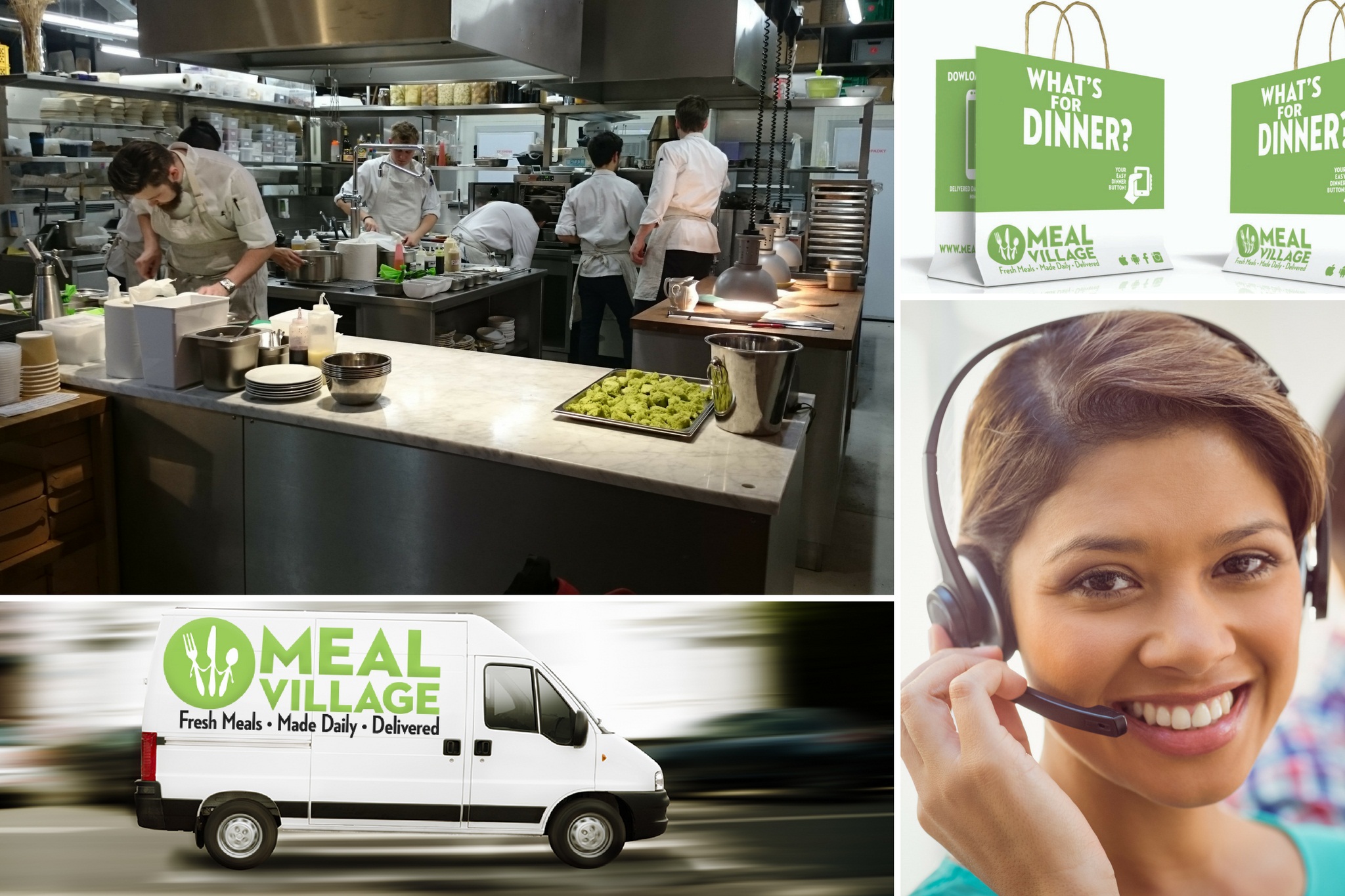 Family Enjoying Their Dinner from a Chicago Meal Delivery Service | Meal Village