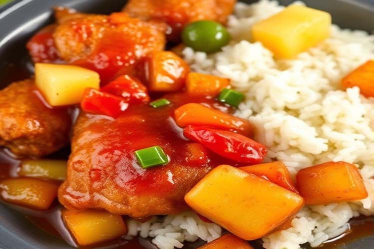 Baked Sweet and Sour Chicken