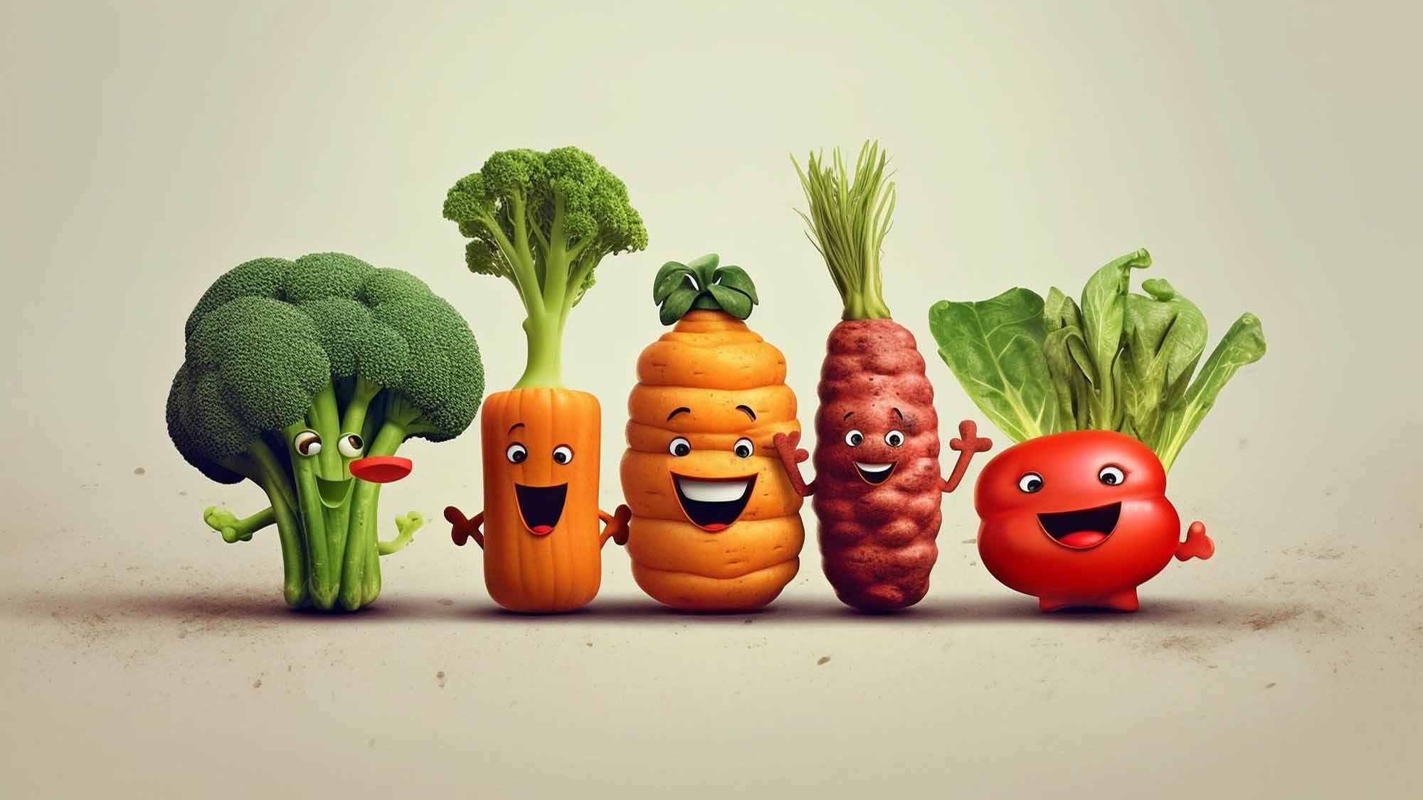 happy-ai-vegetable-food-characters