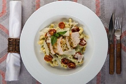 Chicken Pesto Cavatappi