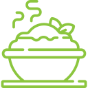 Mashed potatoes icon indicating the option to buy Thanksgiving sides from Meal Village